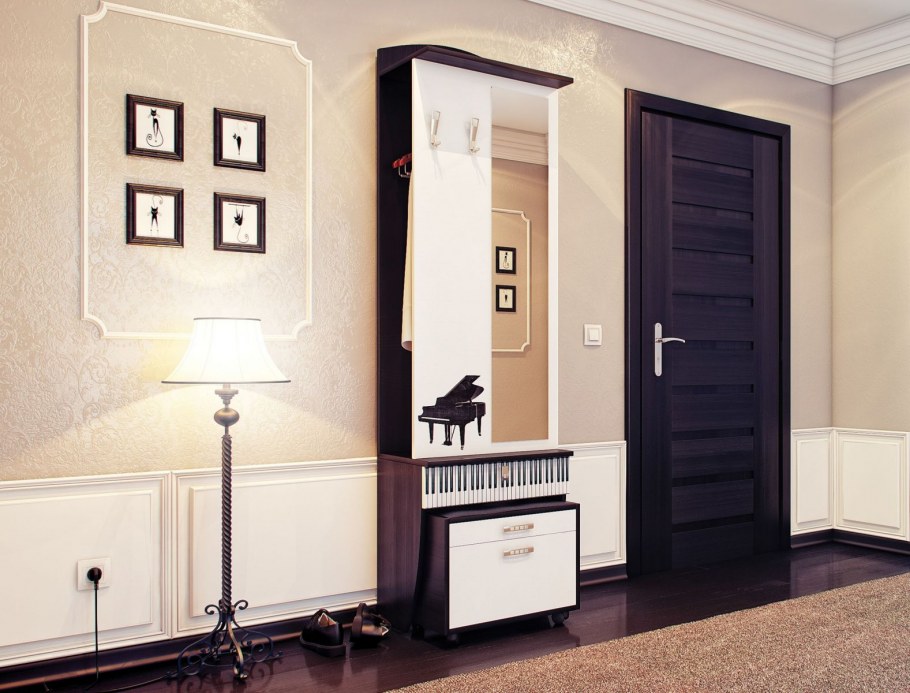 Стильные прихожие в маленький коридор