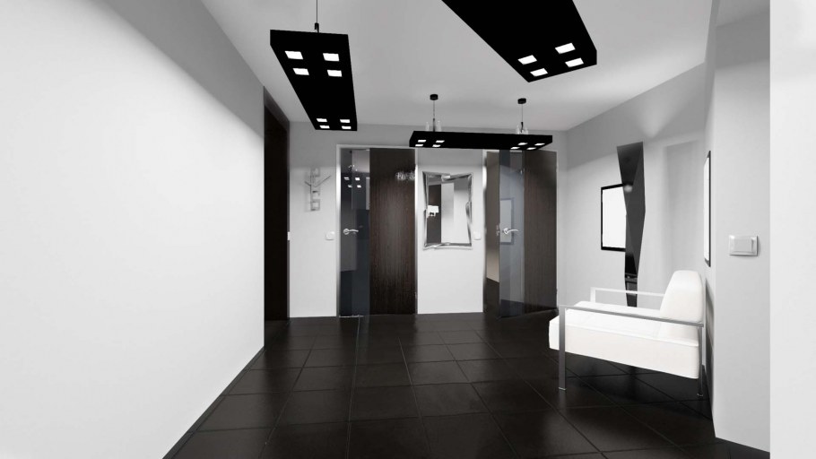 Прихожая с гостиной Минимализм