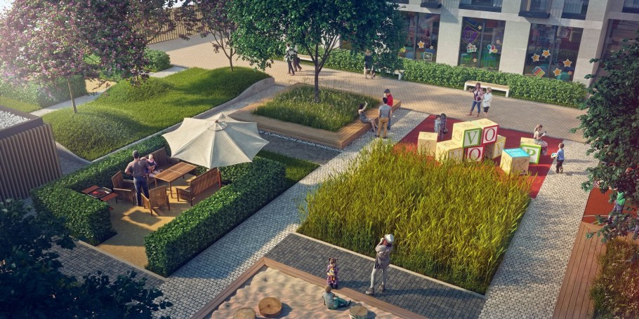 Озеленение дворовой территории