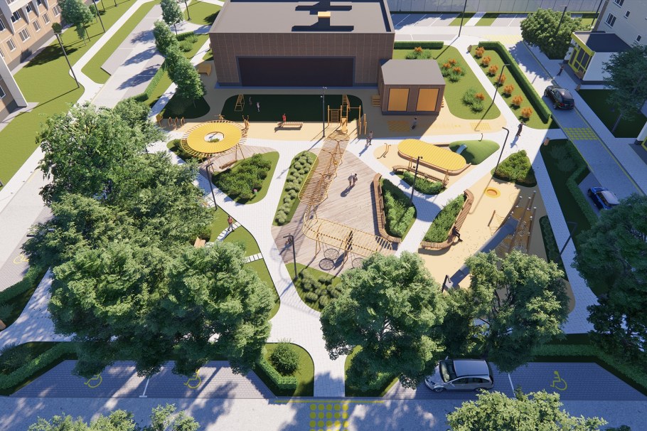 Проект двора