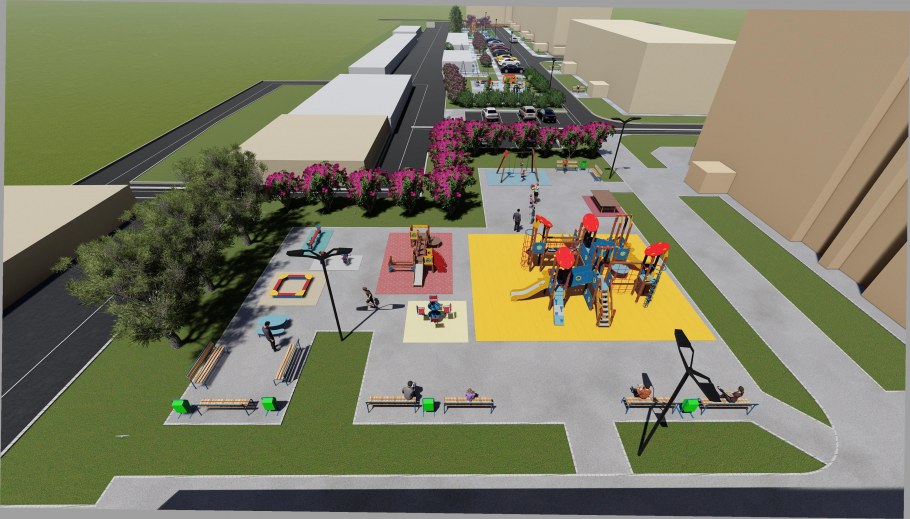 Благоустройство дворовой территории Нытва ул. Комсомольская