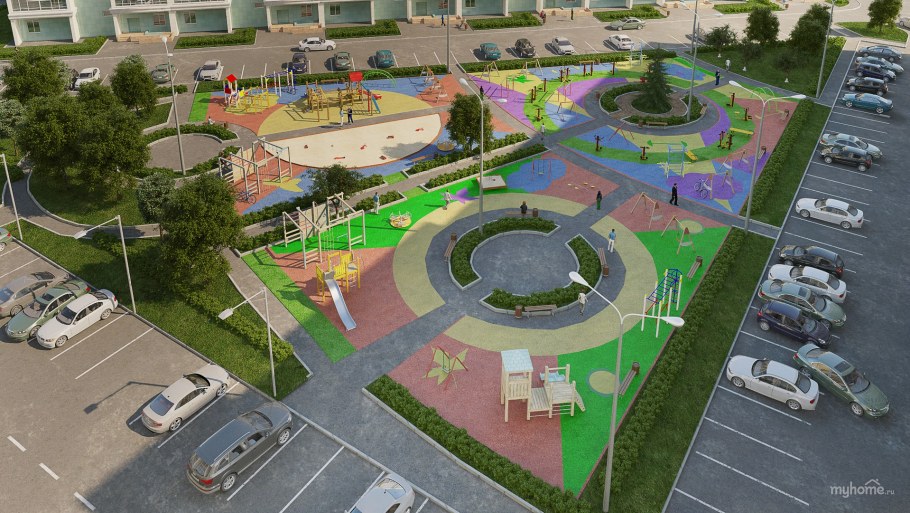 Проект благоустройства двора