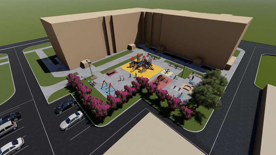 Благоустройство дворовой территории