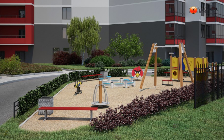 Озеленение придомовой территории