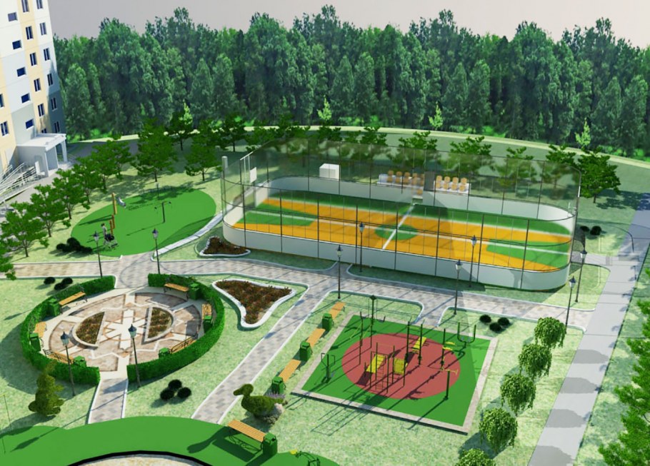 Благоустройство спортивных площадок