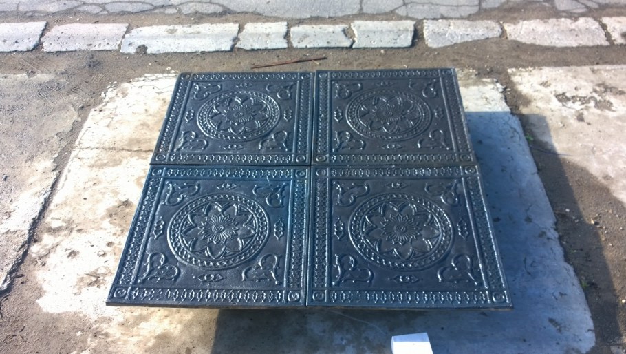 Чугунная художественная плитка