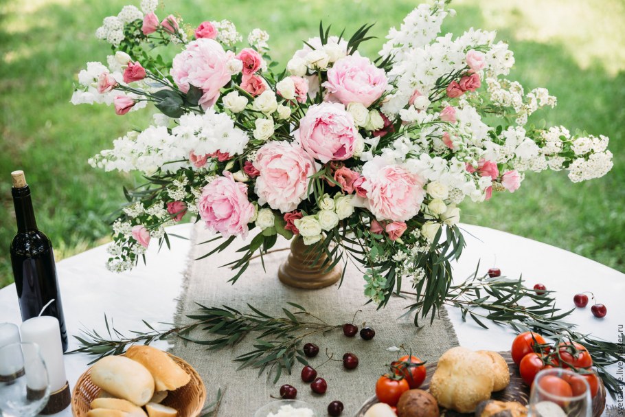 Красивые букеты в романтическом стиле