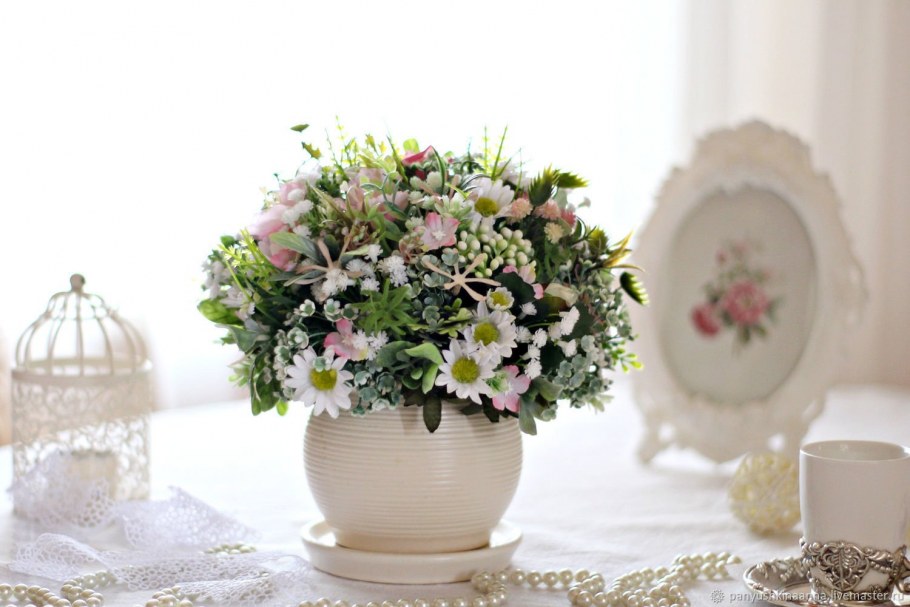 Букет цветов в стиле Прованс