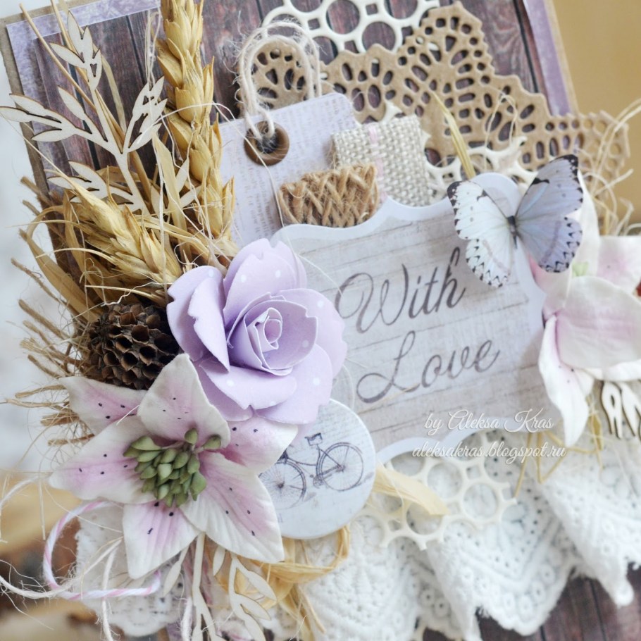 Стиль Прованс Свадебные открытки