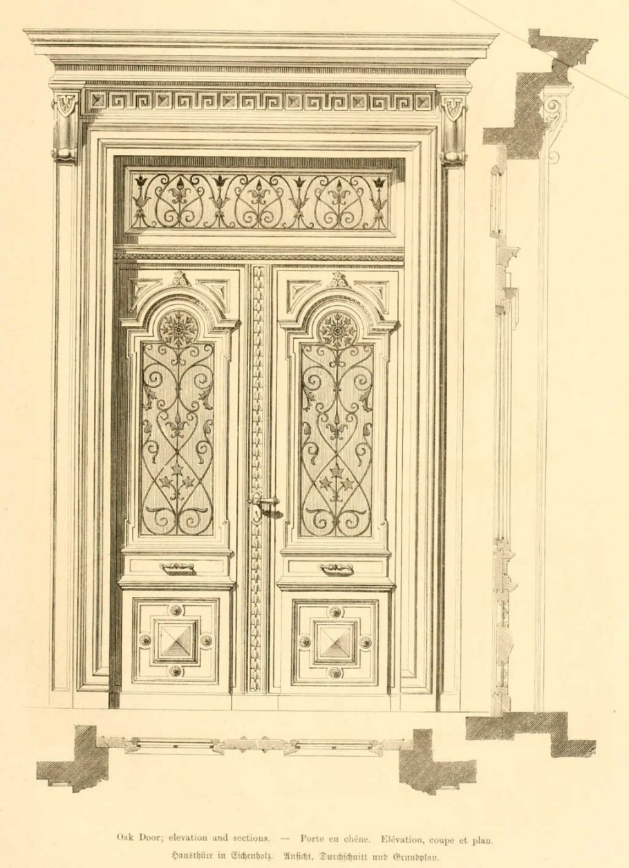 Архитектурные элементы дверного портала