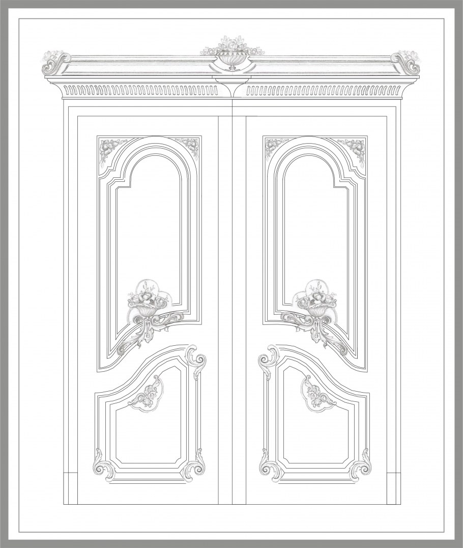 Двери Барокко