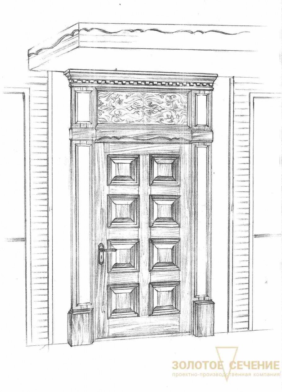 Двери в дворцовом стиле