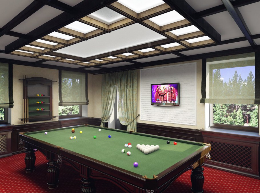 Бильярдная в беседке