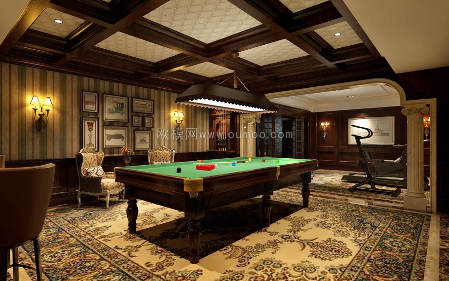 Шторы в бильярдную