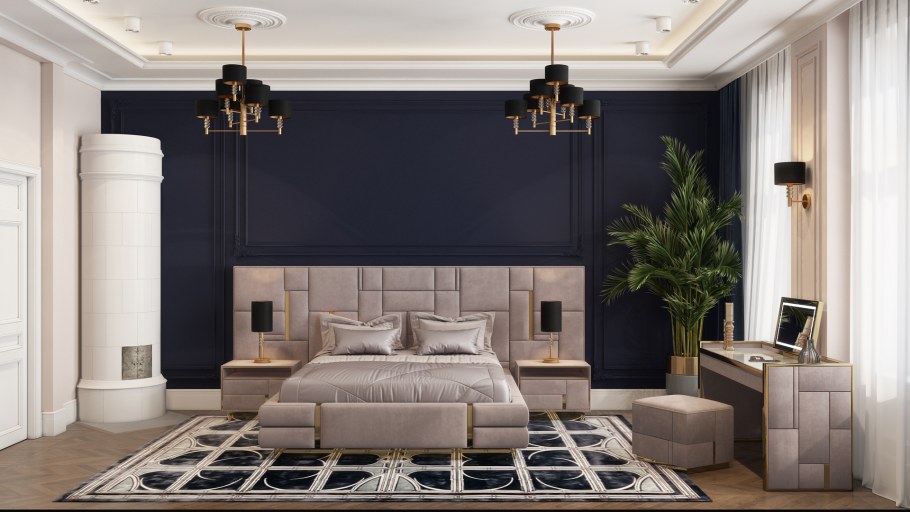 Маленькая квартира в стиле ар деко