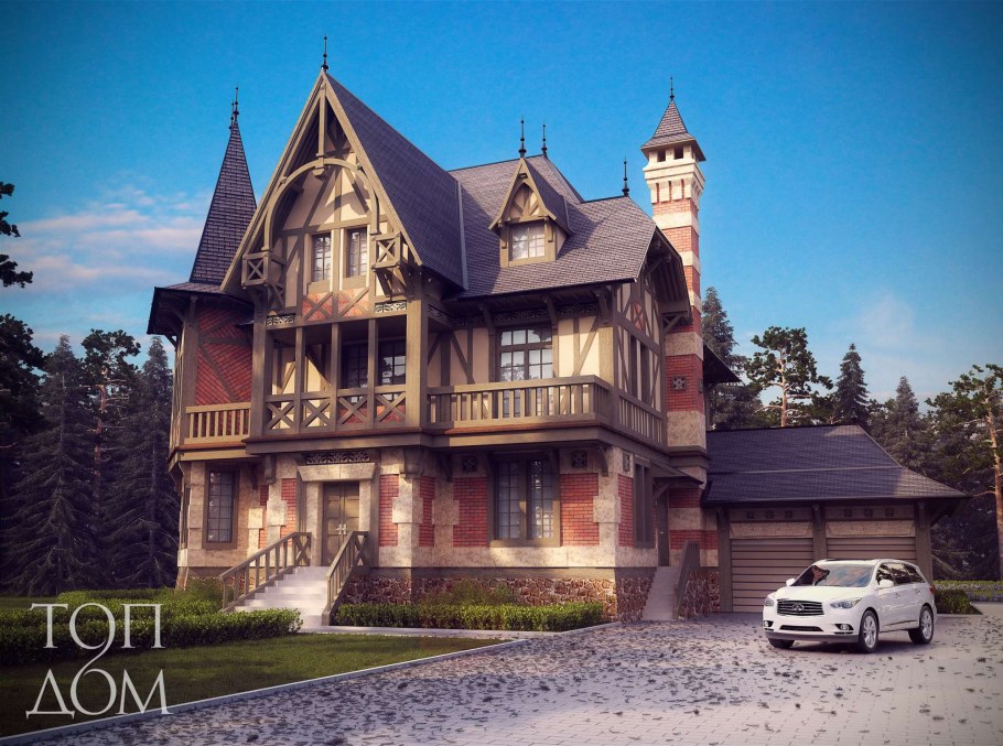 Стиль Фейхтвангер Чехия архитектура особняк-замок