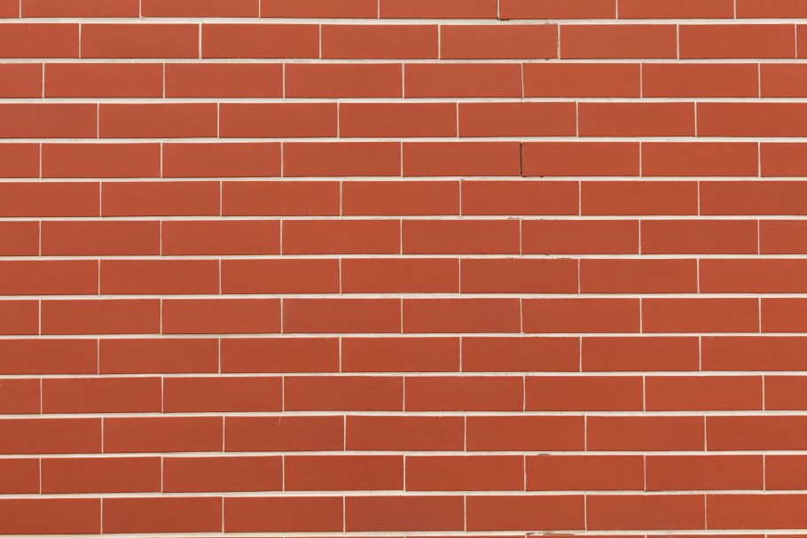Красный кирпич стена