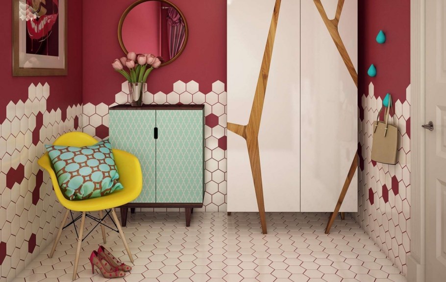 Яркая плитка яркая затирка