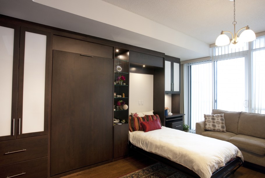 Спальня встроенная кровать