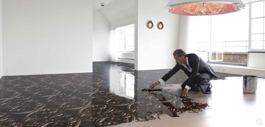 Пол наливной 3д самовыравнивающийся