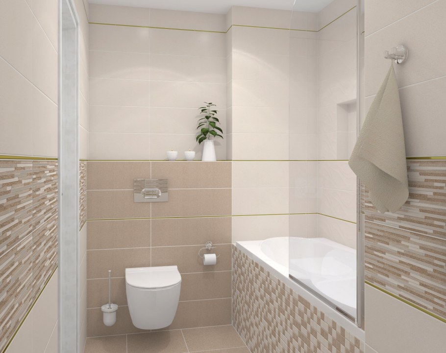 Плитка настенная «Дора» 20x30 см 1,44 м² цвет светло-бежевый