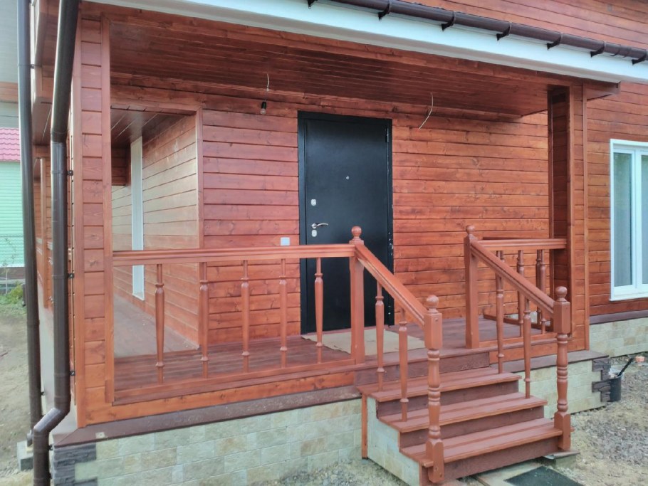 Современная баня из евробруса