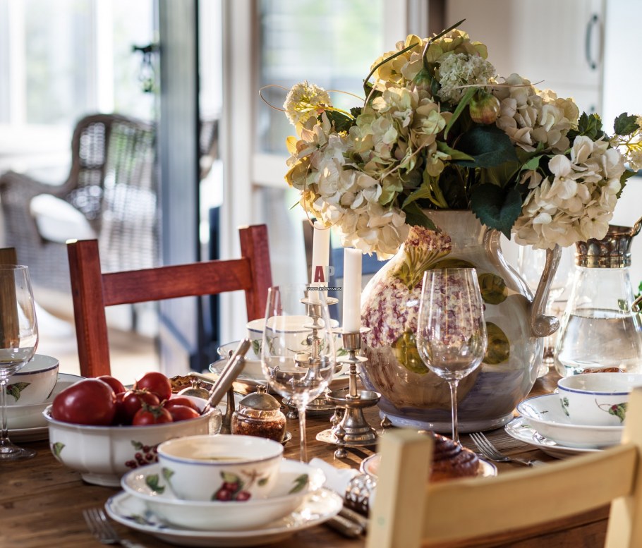 Сервировка в стиле Кантри