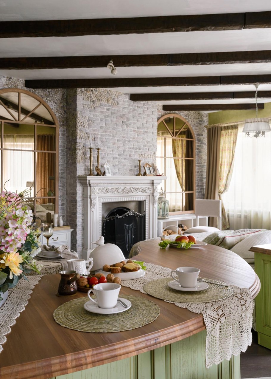 Дизайн столовой в стиле Прованс