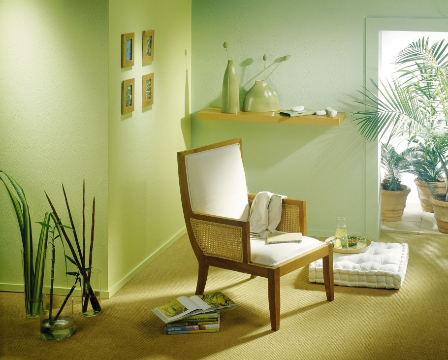 Стеклообои в интерьере