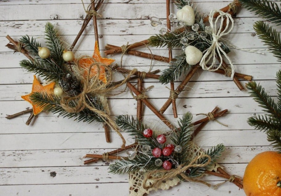 Новогодний декор баночек