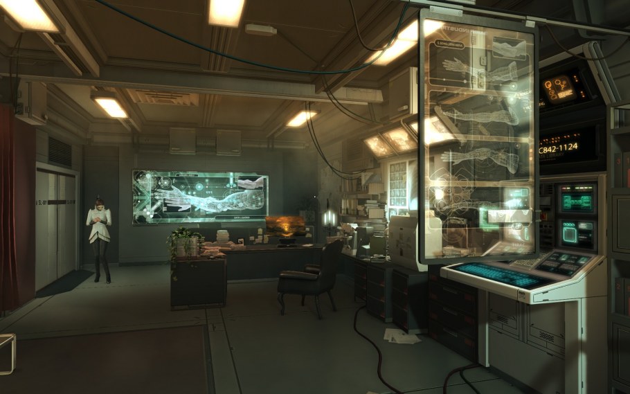 Deus ex кабинет Шарифа концепт