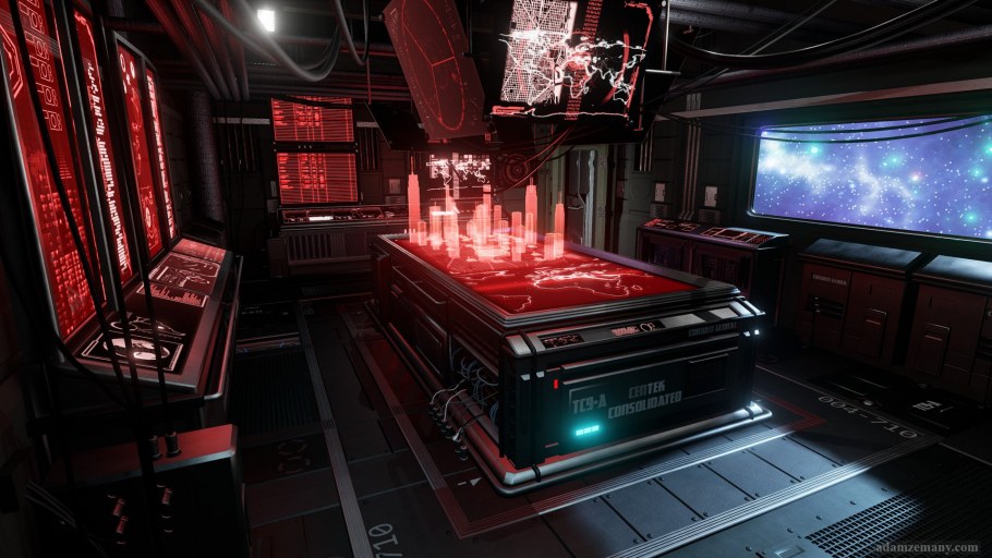 Sci Fi зал управления