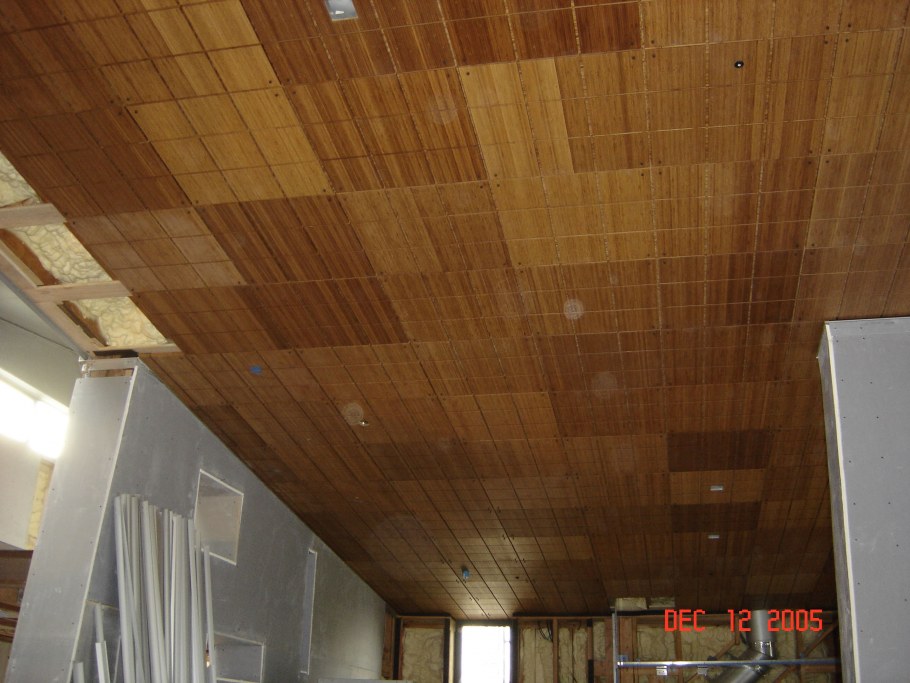 Необычная отделка потолка