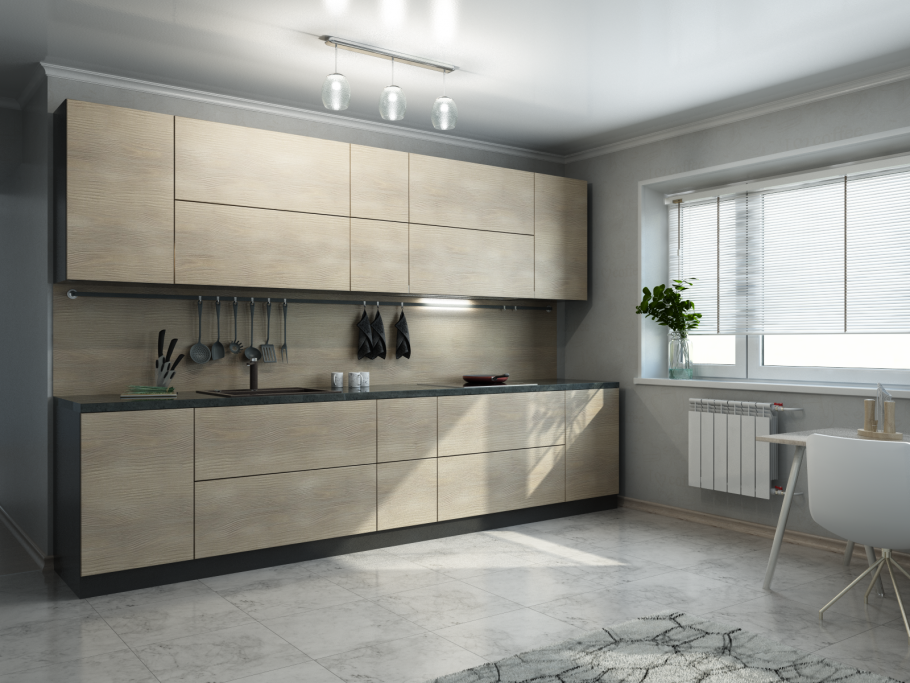 Кухня Амика графит