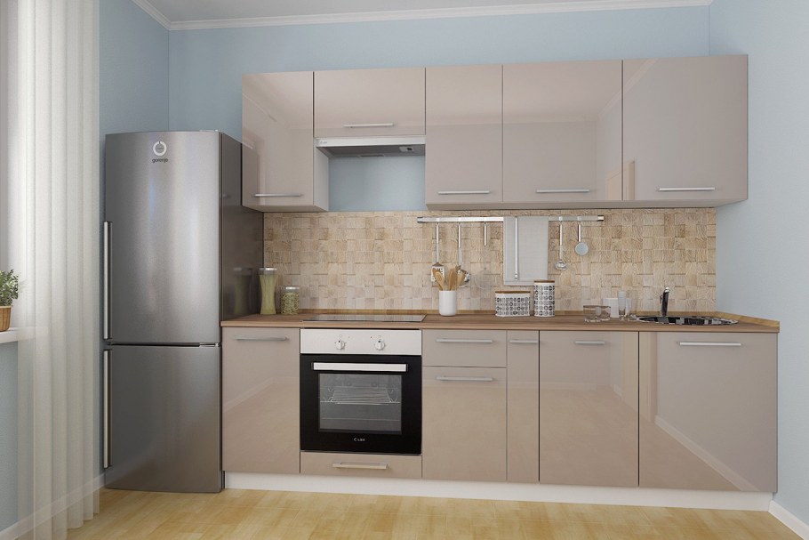 Кухня Амика белая хофф