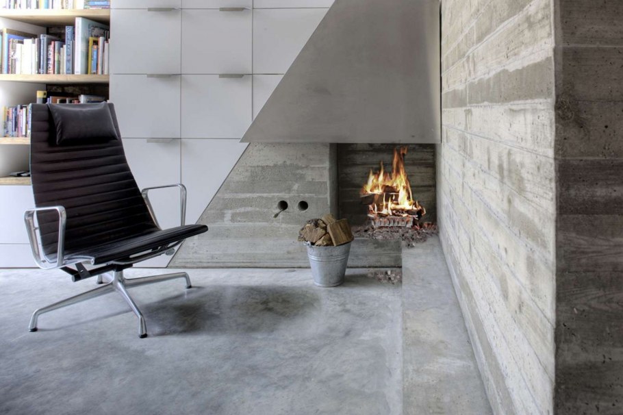 Цемент в интерьере