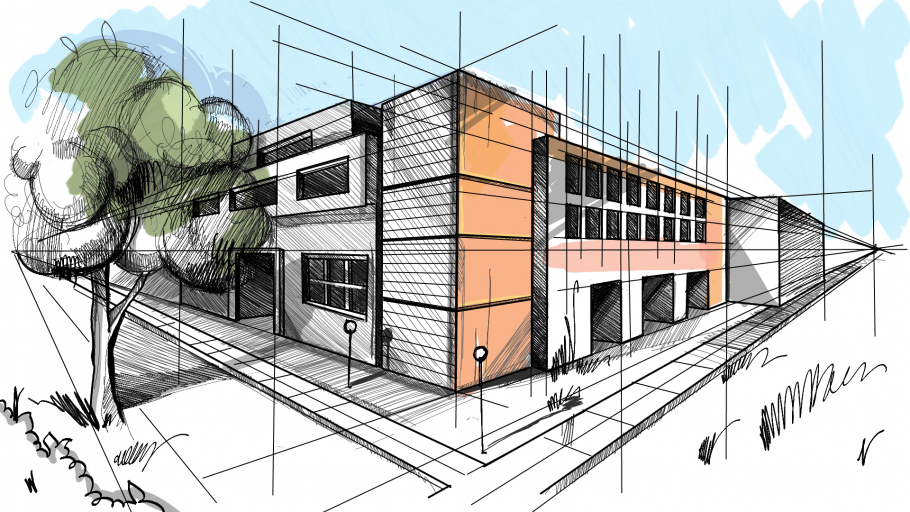 Здания для рисования