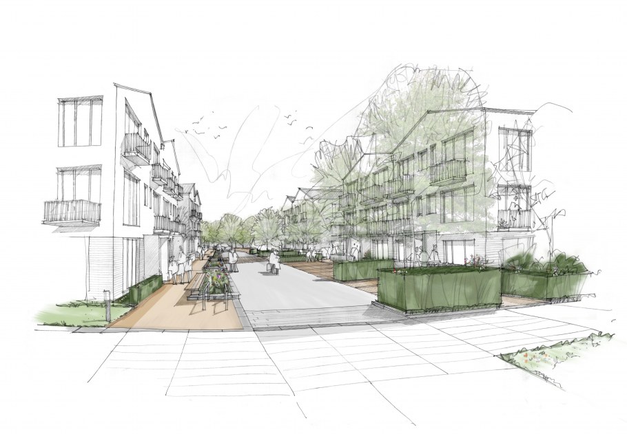 Зарисовка городского пространства