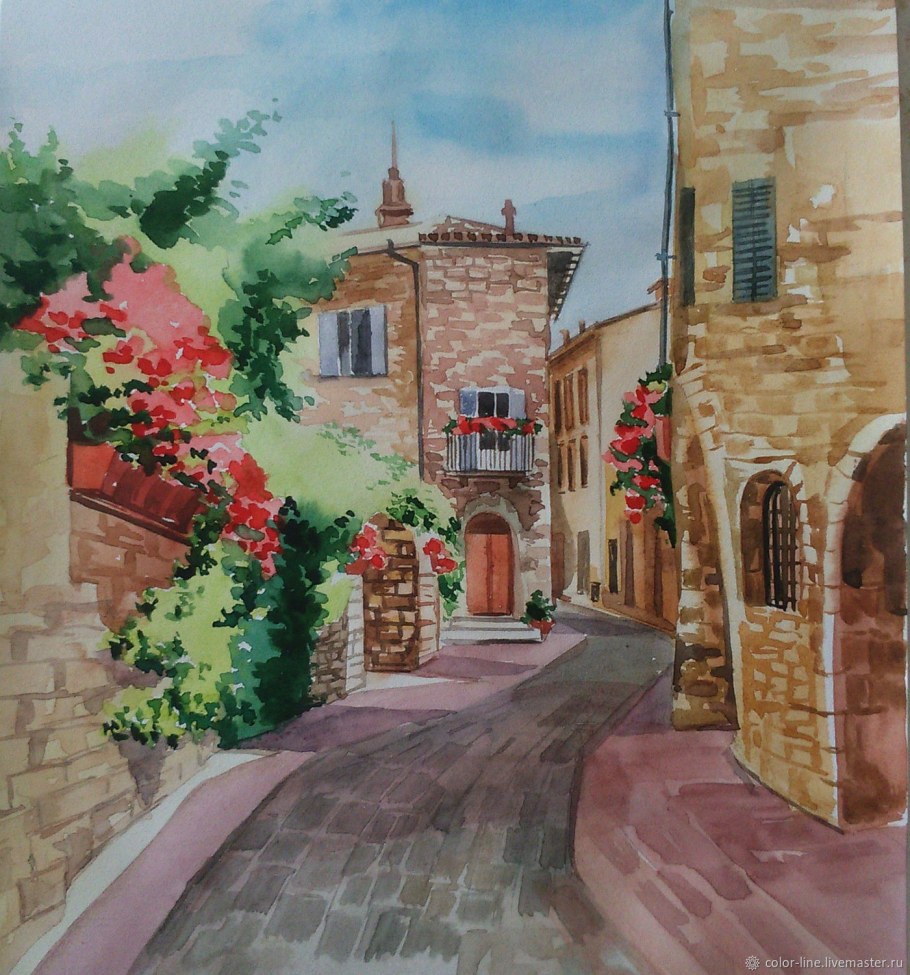 Улочки нарисованные