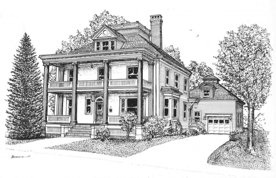 Зарисовка усадьбы