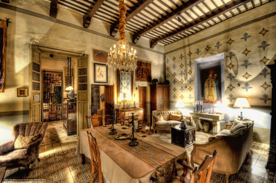 Гостиная арт Викторианская эпоха