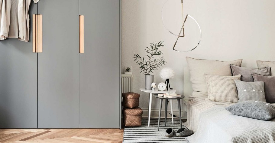 Гардеробная в маленькой кварти