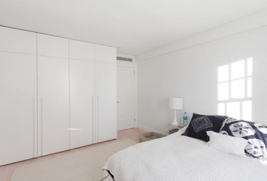 Шкаф в скандинавском стиле в спальню