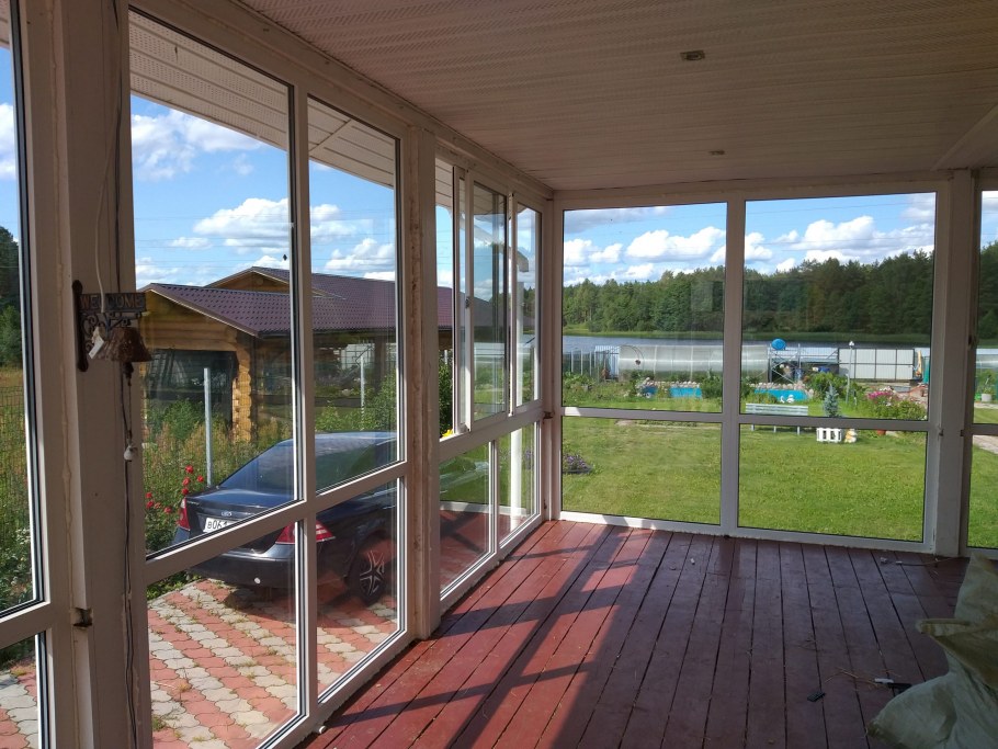 Палаццо остекление террасы