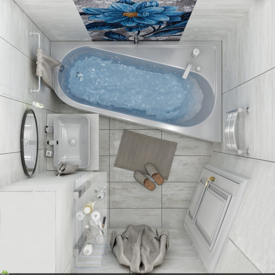 Стеллажи икеа в интерьере маленькая ванная комната