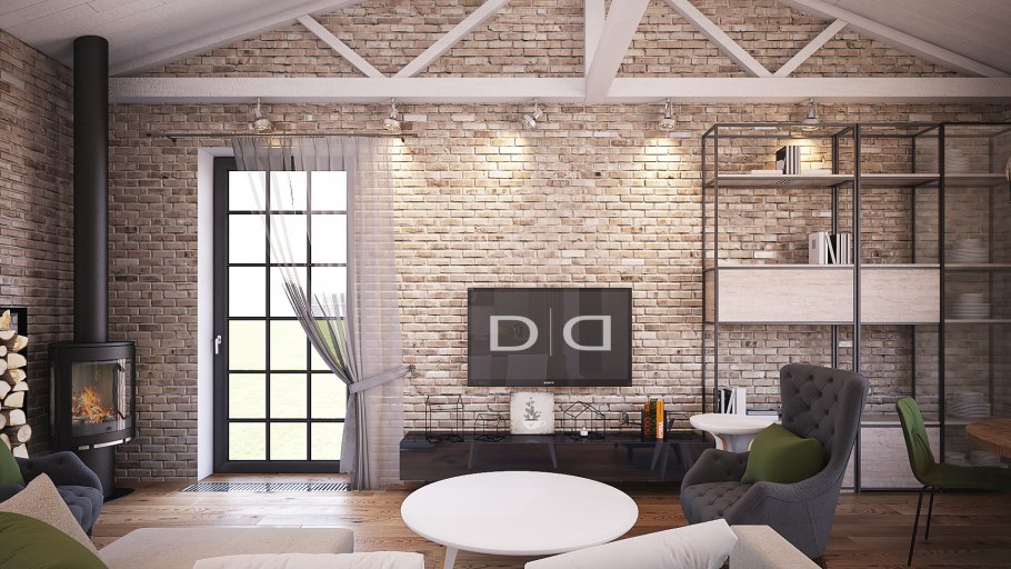 Апартаменты в стиле лофт