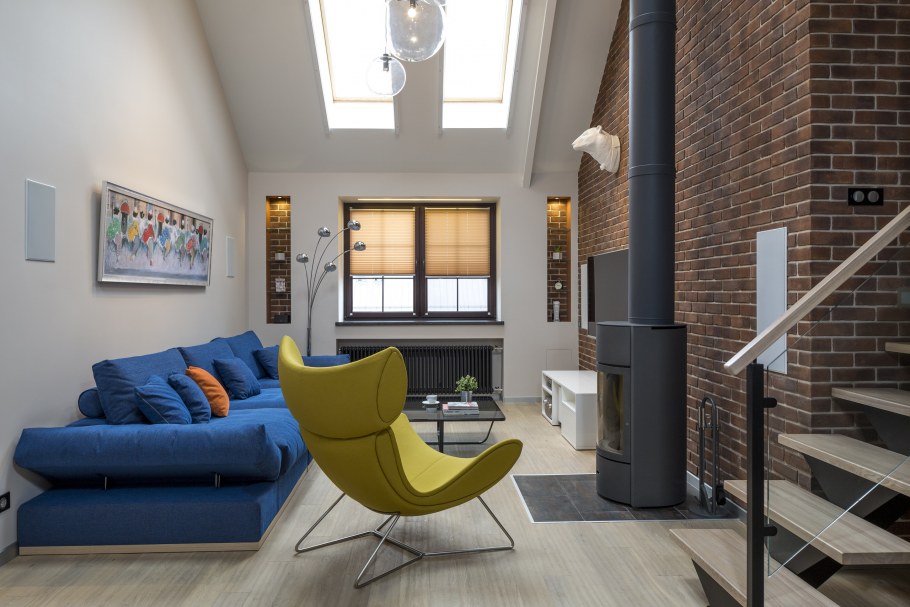 Интерьер офиса в стиле лофт