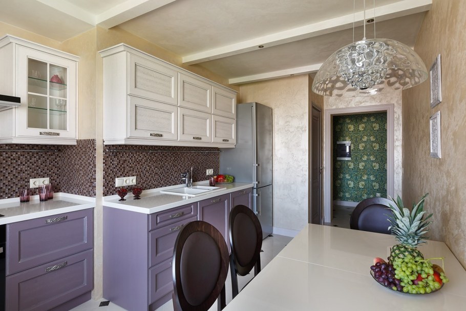 Декоративная штукатурка в интерьере гостиной