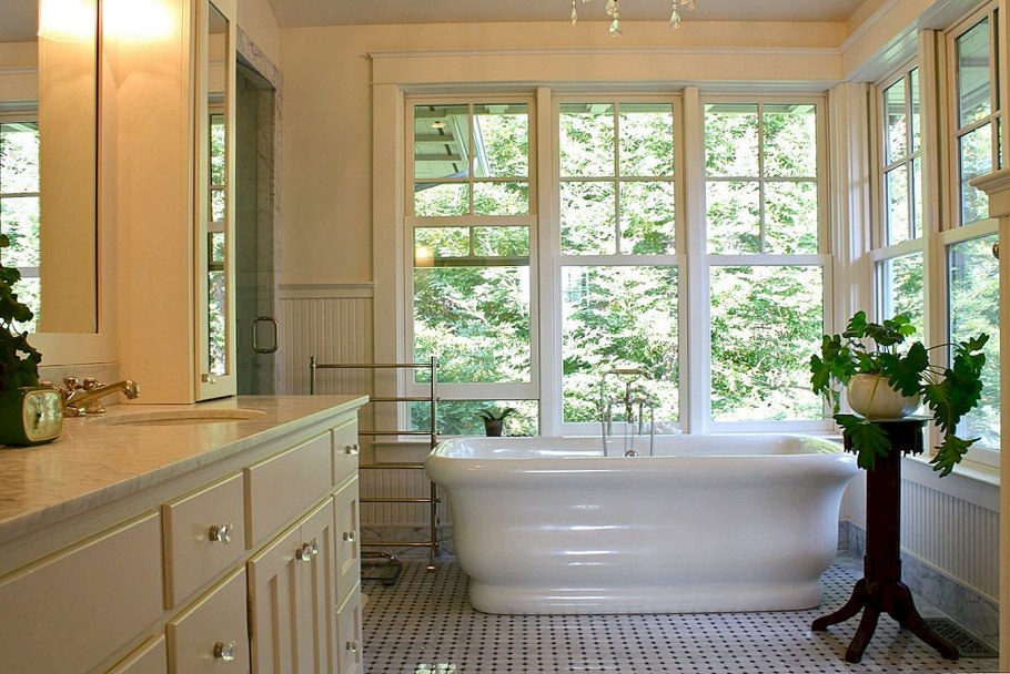 Ванная с окном