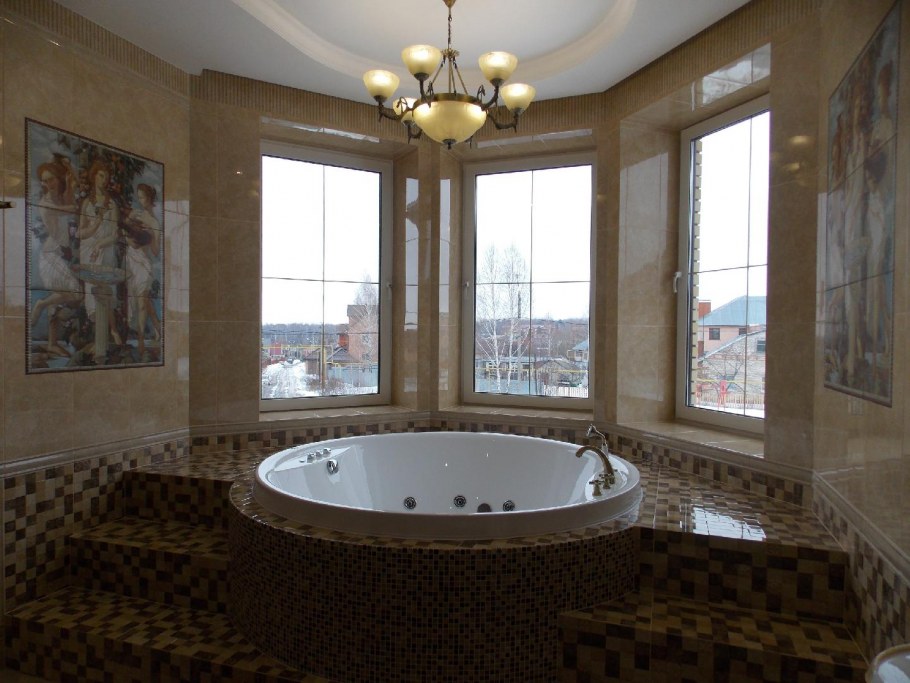 Ванна в эркере